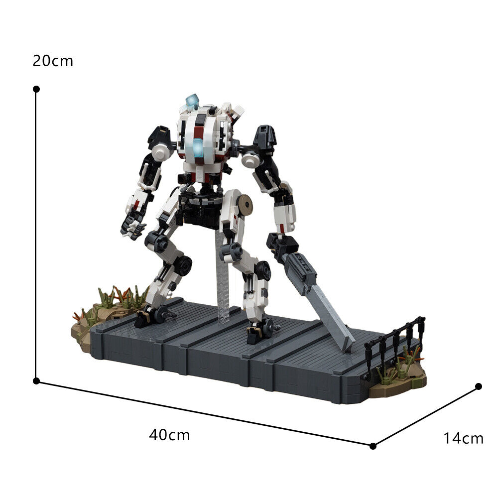 C7964 T-i-t--a-n-f-a-l-l Ronin-Class T-i-t-a-n Mech Model 1228 Parts-ZITIANYOUBUILD