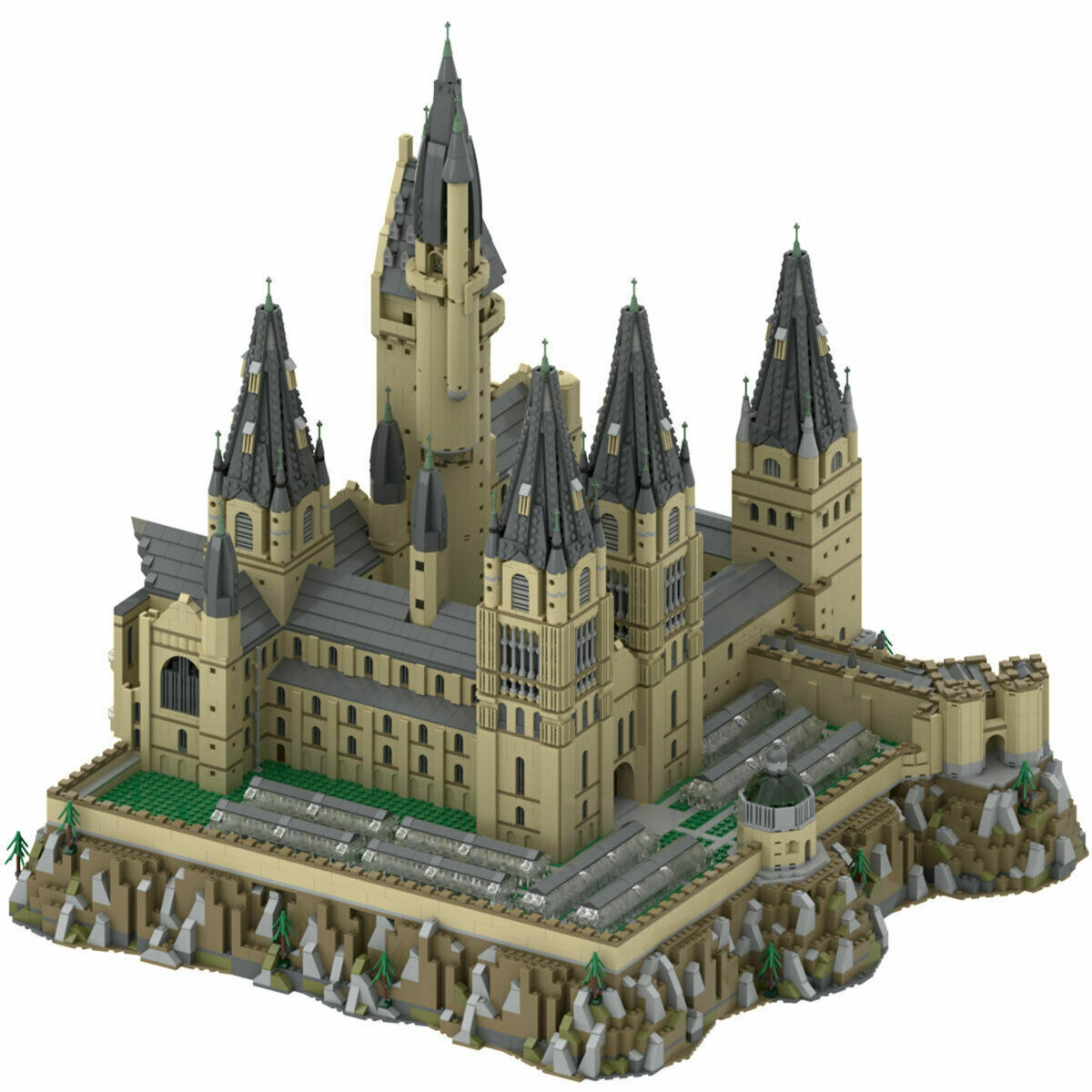 C4296 Epic Castle Extension for 71043 Castle 12844 Parts from Film-ZITIANYOUBUILD