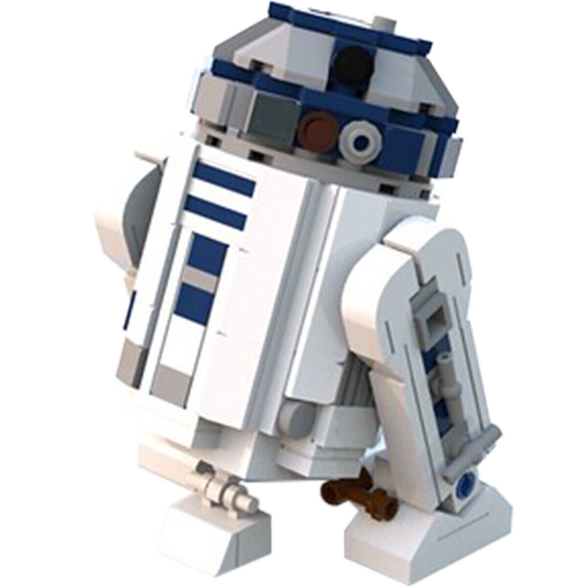 ZITIANYOUBUILD Custom MOC: C3937 Robot with Rotating Head 248 Parts-ZITIANYOUBUILD