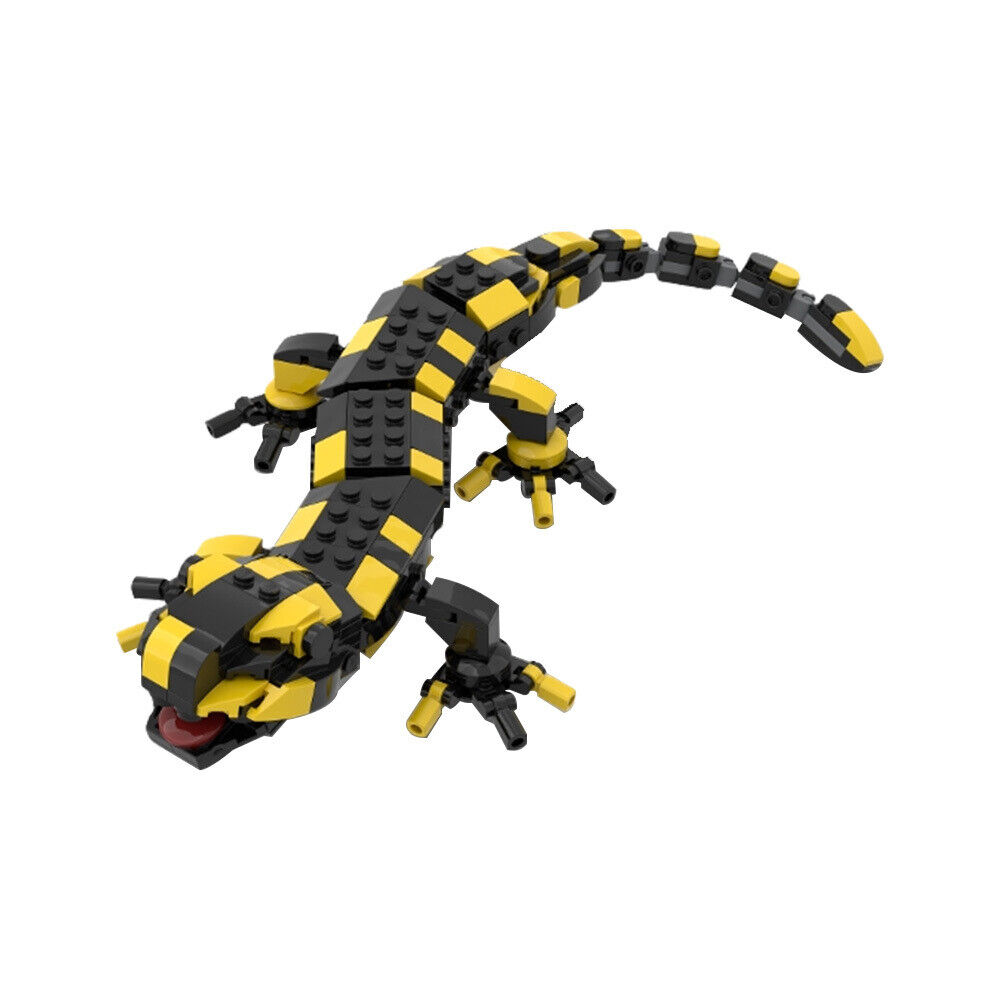 Custom MOC: C7893 Fire Salamander Model 314 Parts & Packs Gift for Christmas-ZITIANYOUBUILD