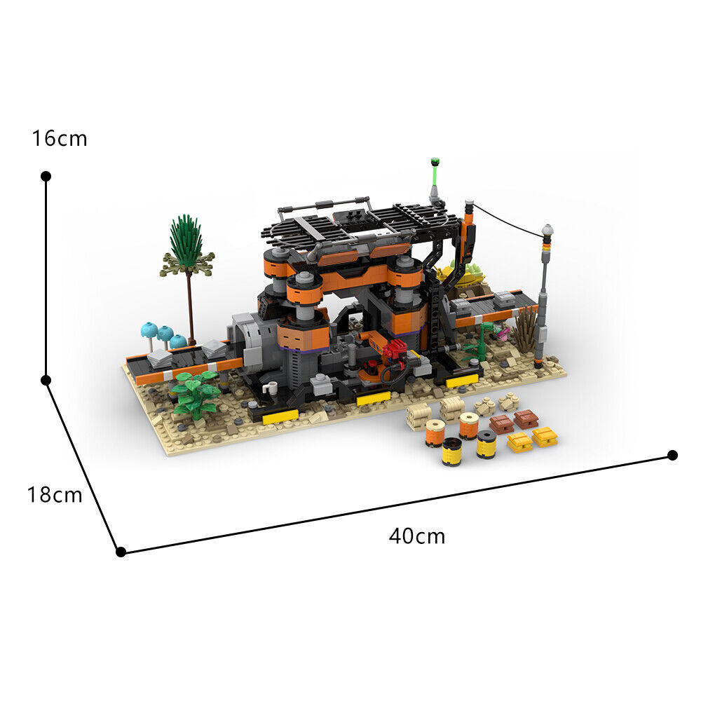 C7100 An Automated Factory in the Desert / Automated Production Line 1532 Parts-ZITIANYOUBUILD