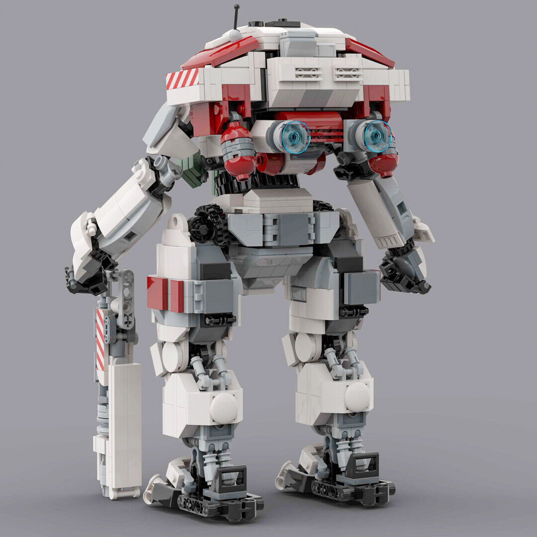 MOC-74288 Robot in Game Minifig Scale for Display and Careful Play 982 Parts-ZITIANYOUBUILD