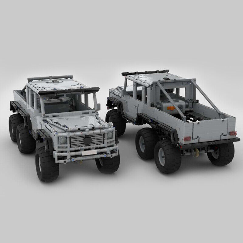C259 G-class 6�w6 Off-road SUV Model with Power Functions 1700 Parts Toys Set-ZITIANYOUBUILD