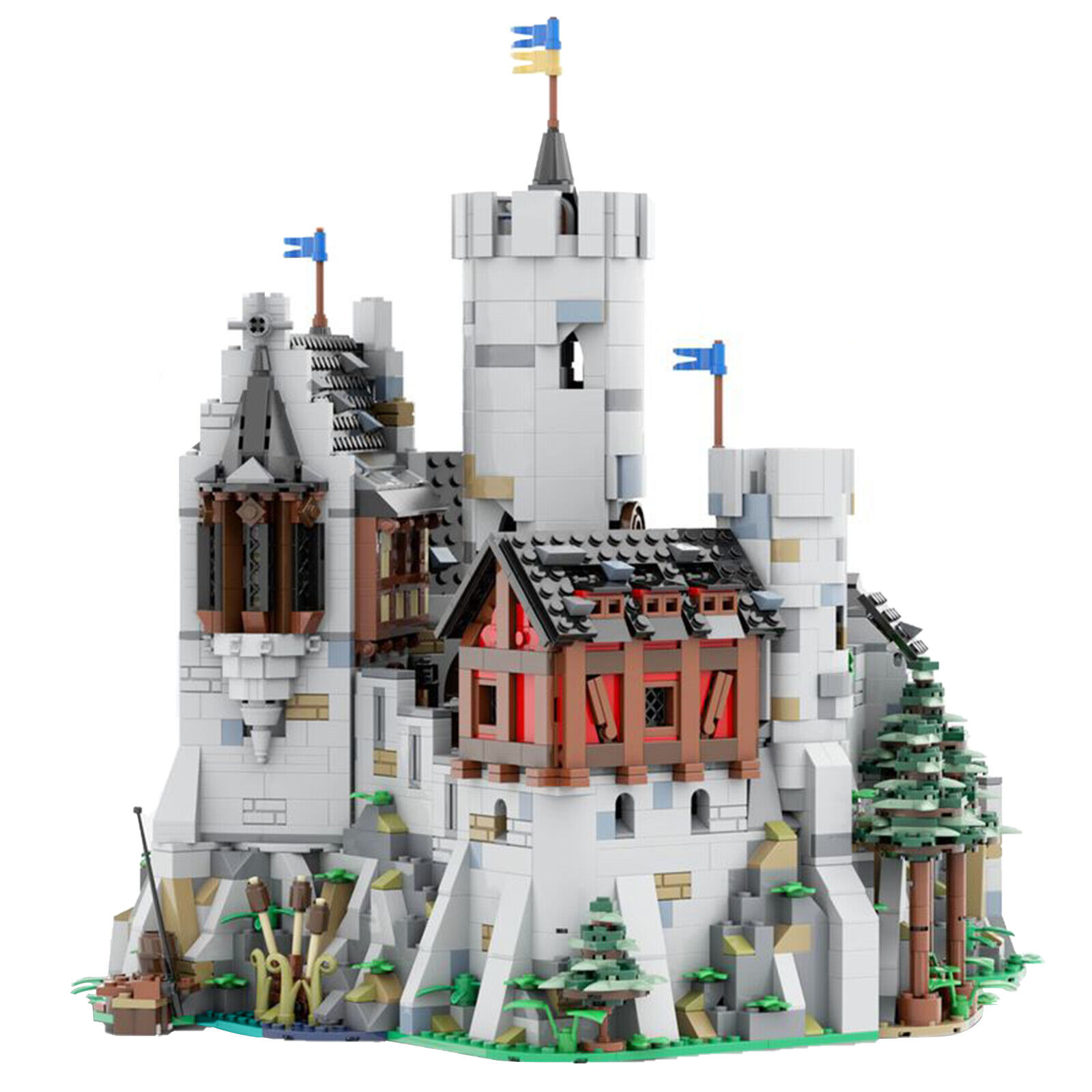 C4892 L?wenstein Castle Official Expansion 3609 Parts & Building Toys-ZITIANYOUBUILD