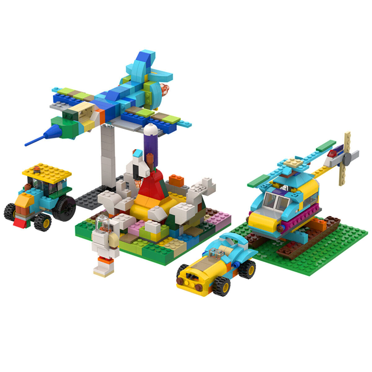 Custom MOC: C5019 30-in-1 Sets Models & Packs 457 Parts Gift for Christmas-ZITIANYOUBUILD