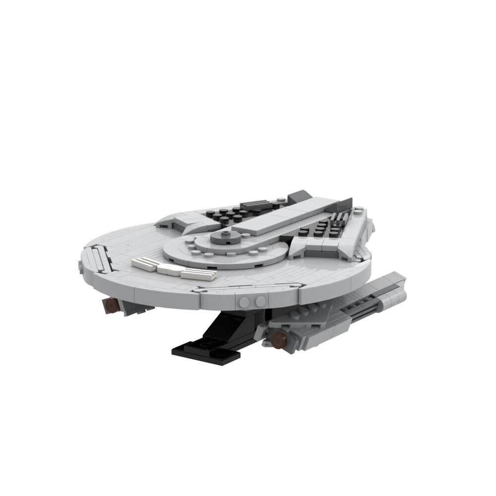 Custom MOC: C7719 Hoover-class Cruiser Refit 1:1250 Scale 378 Parts-ZITIANYOUBUILD
