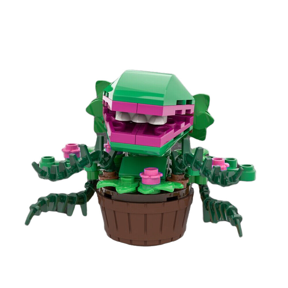 C7608 Weird Plant Iconic Plant Horror Flower Plant Bouquet 47 Parts-ZITIANYOUBUILD