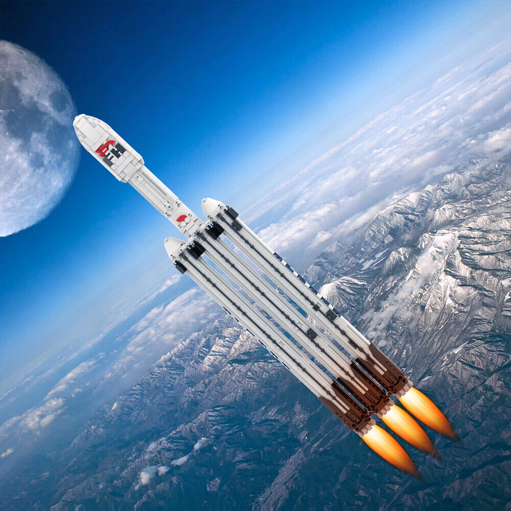 C9309 1:110 Fa|con 9 Block 5 Launch Vehicle Rocket 1797 Parts for Collection-ZITIANYOUBUILD
