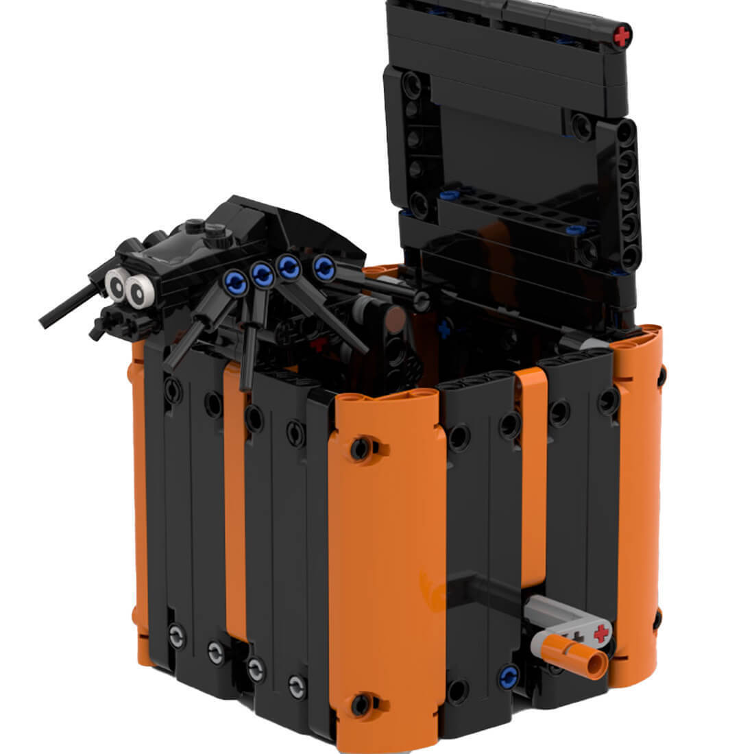 Custom MOC-90977 Halloween Spider Box Model 267 Parts Kids Gift for Christmas-ZITIANYOUBUILD