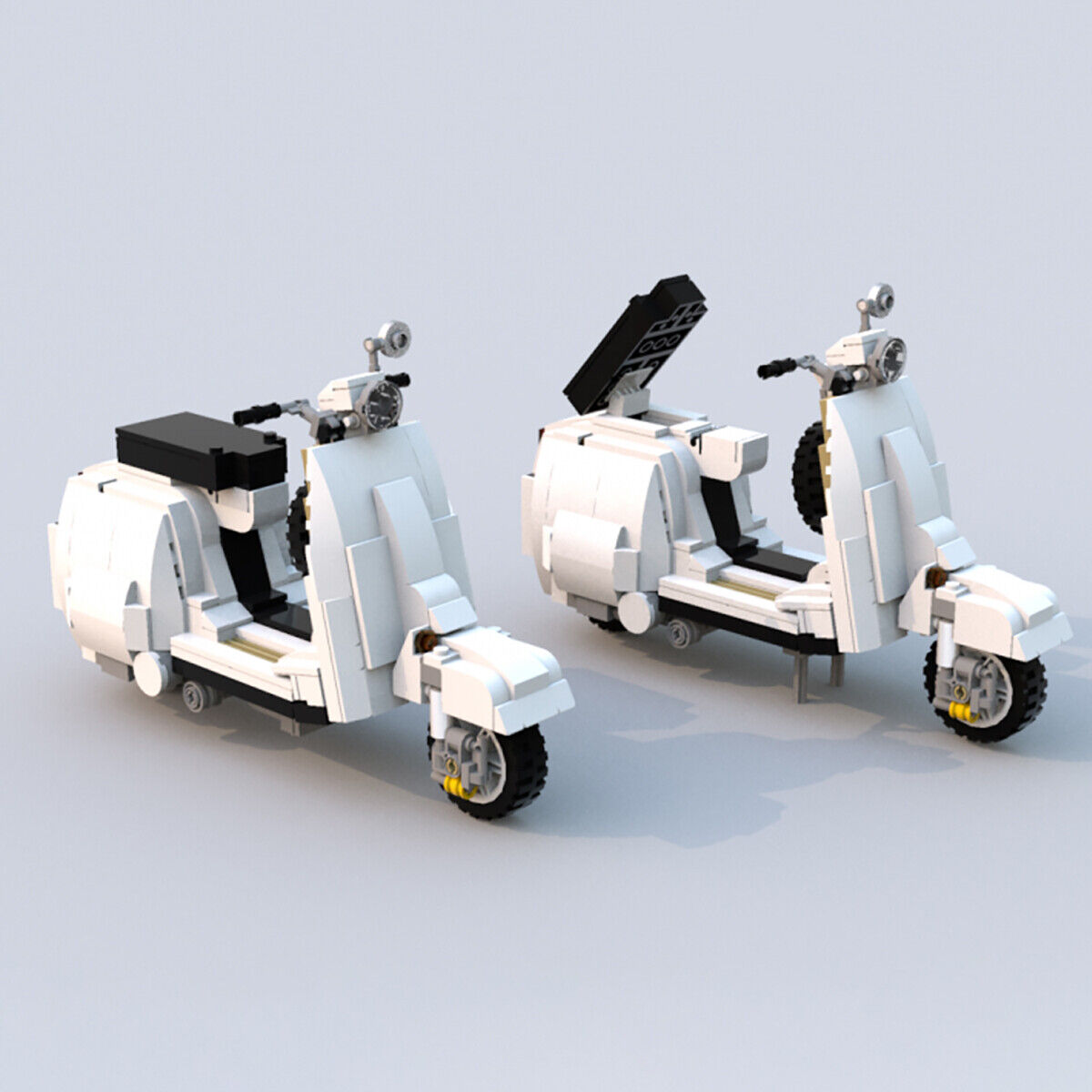 C2265 A Motorcycle with an Underbone or Step-through Frame 614 Parts-ZITIANYOUBUILD