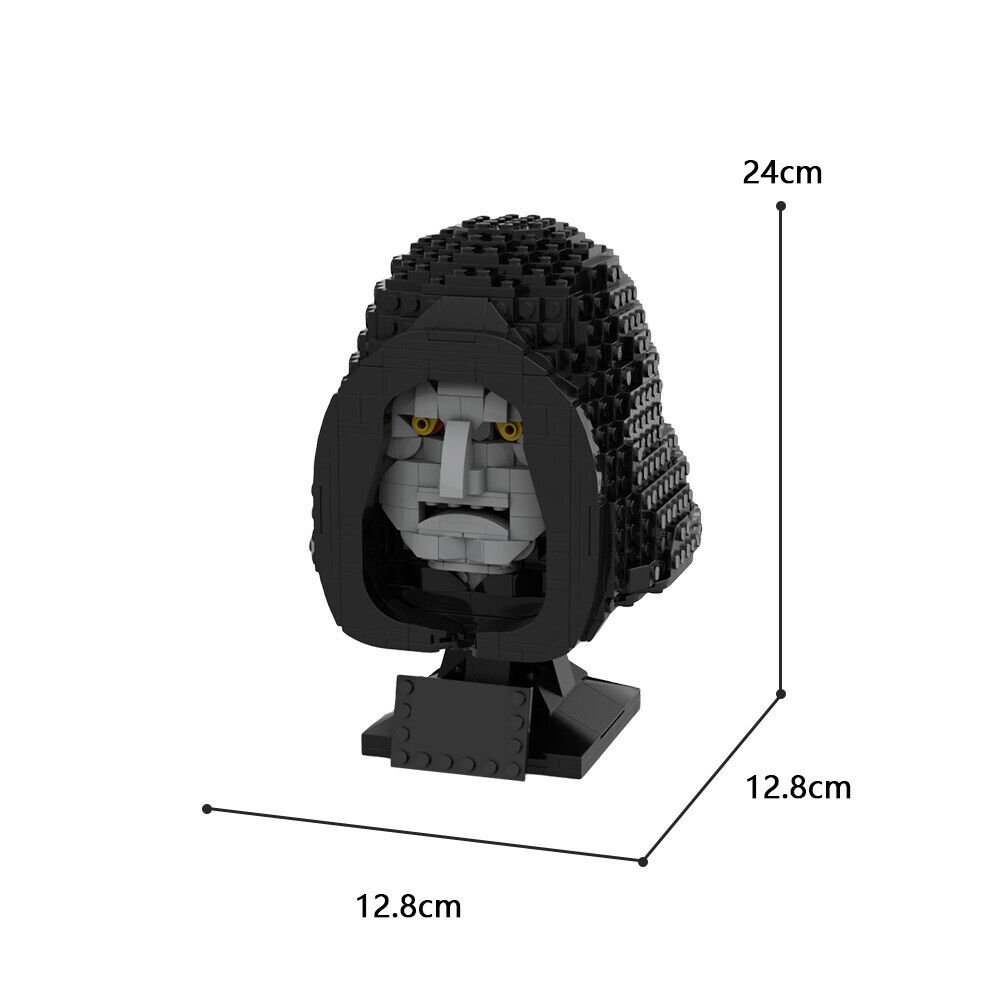 ZITIANYOUBUILD Custom MOC: C7839 Emperor P-a-l-p-a-t-i-n-e Bust Helmet 789 Parts-ZITIANYOUBUILD