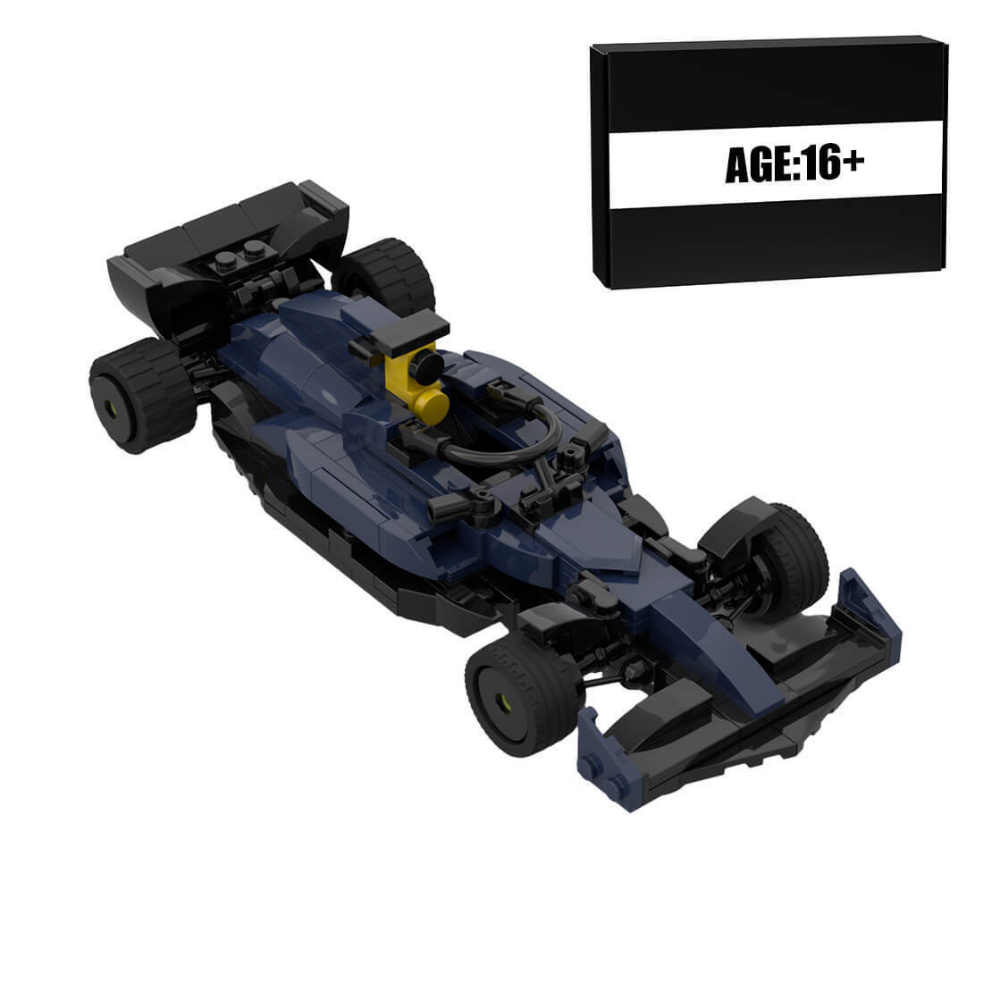 Custom MOC-141349 High-Speed Racing Car 302 Parts Kids Gift for Christmas-ZITIANYOUBUILD
