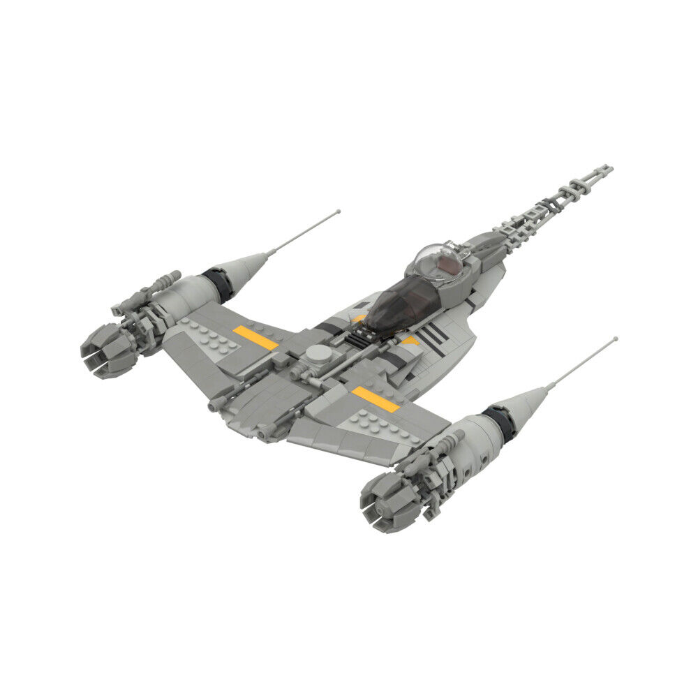 Custom MOC: C7775 N-1 Hot Rod Fighter Modified N-1 603 Parts Gift for Christmas-ZITIANYOUBUILD
