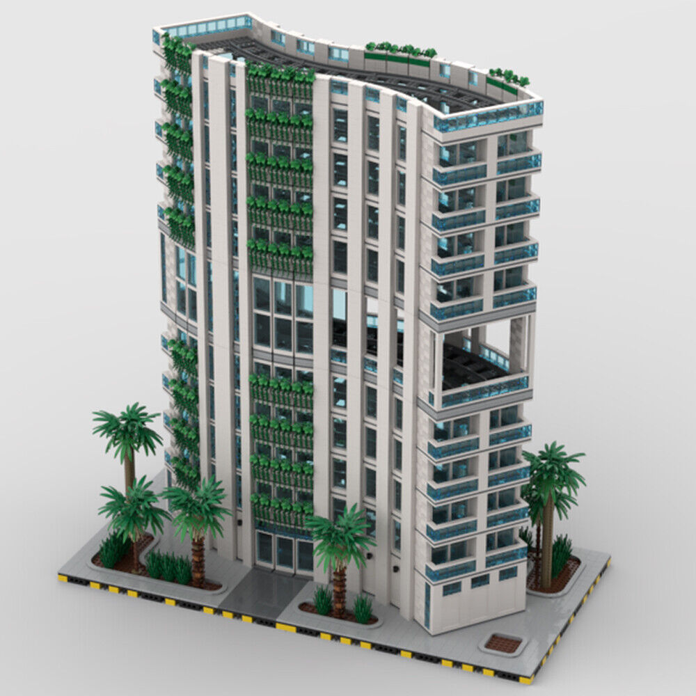 MOC-128382 Poison Ivy Towers with Complete Exterior Structure 8323 Parts-ZITIANYOUBUILD