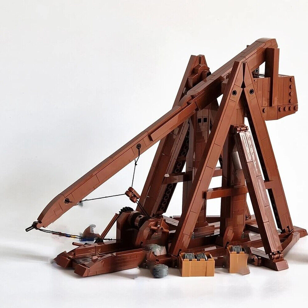 MOC-141541 Medieval Trebuchet Building Toys Set for Collection 699 Parts-ZITIANYOUBUILD