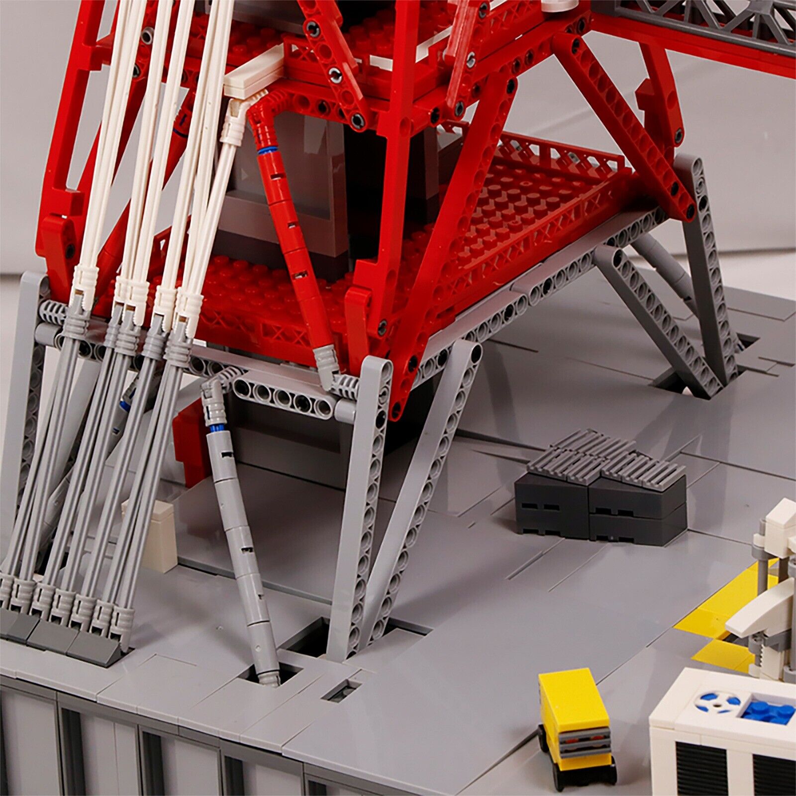 Custom MOC: C265 Saturn-V Launch Umbilical Tower Cord Parts Toys Set-ZITIANYOUBUILD
