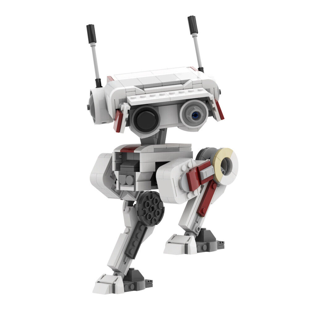 Custom MOC: C4923 Robot Toys Set 414 PartsCreative Play Kit for Kid-ZITIANYOUBUILD
