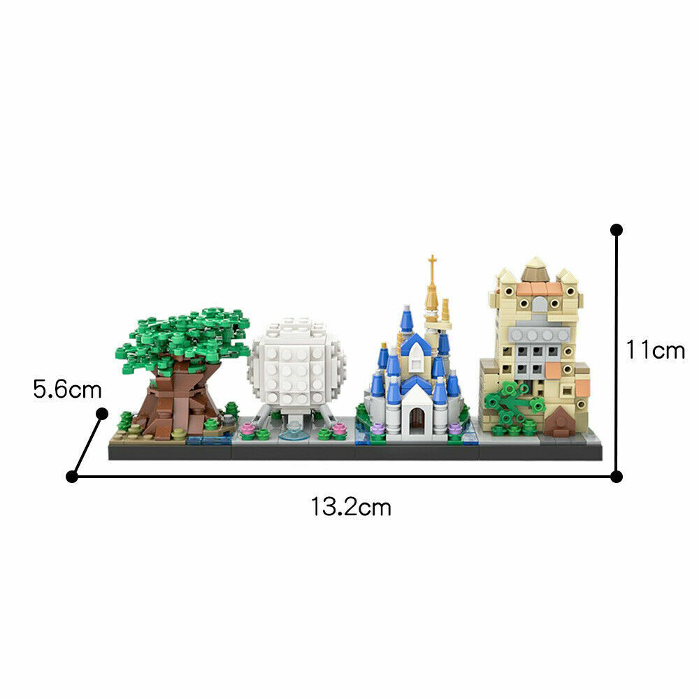 C5537 Iconic Theme Park with tree of Life and Epcot 529 Parts Creative Toys-ZITIANYOUBUILD