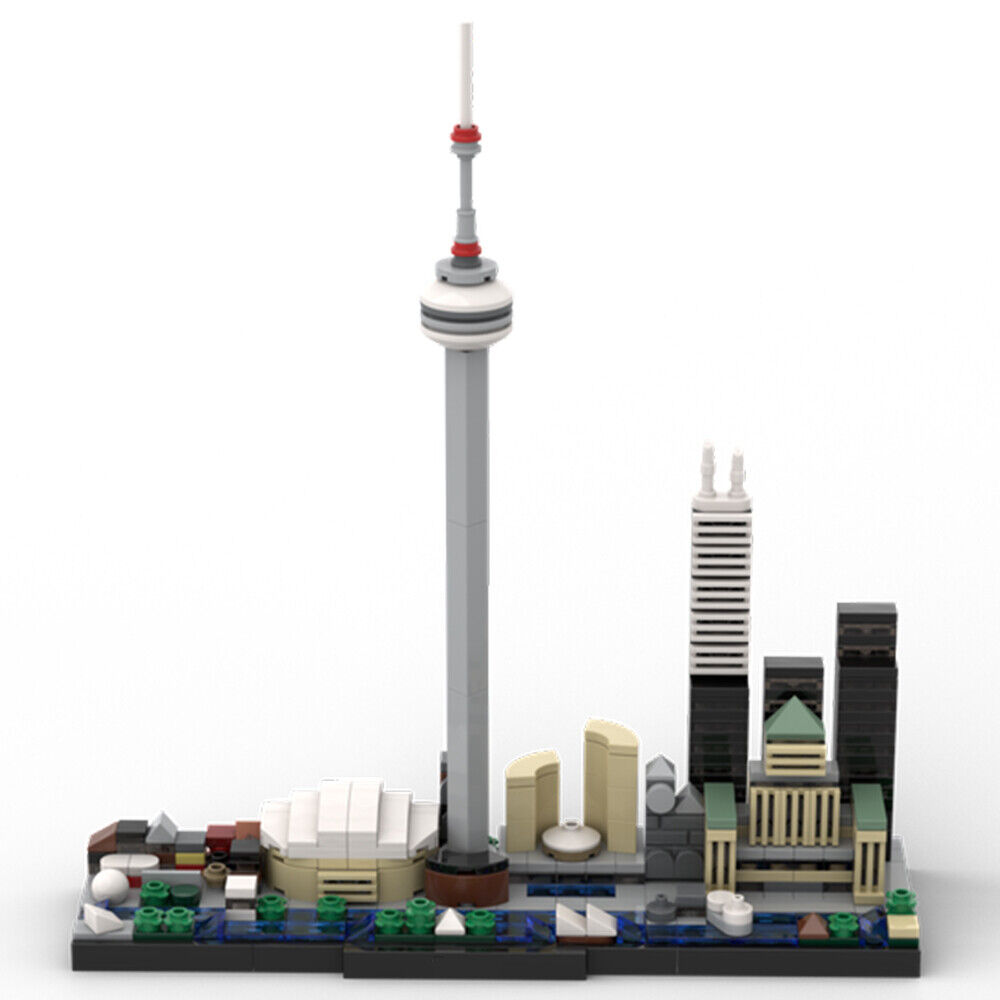 MOC-156914 Toronto - City Architecture Skyline Model Building Toys Set 429 Parts-ZITIANYOUBUILD