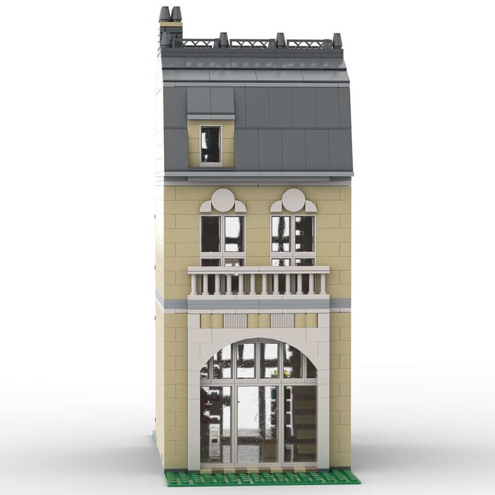 ZITIANYOUBUILD MOC-43761 Modular Art Gallery Modern Art Architecture 1295 Parts-ZITIANYOUBUILD