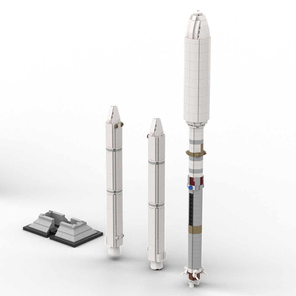 C9197 IV-B Launch Vehicle with Base and 5 Fairings 939 Parts #1:110 Scale-ZITIANYOUBUILD