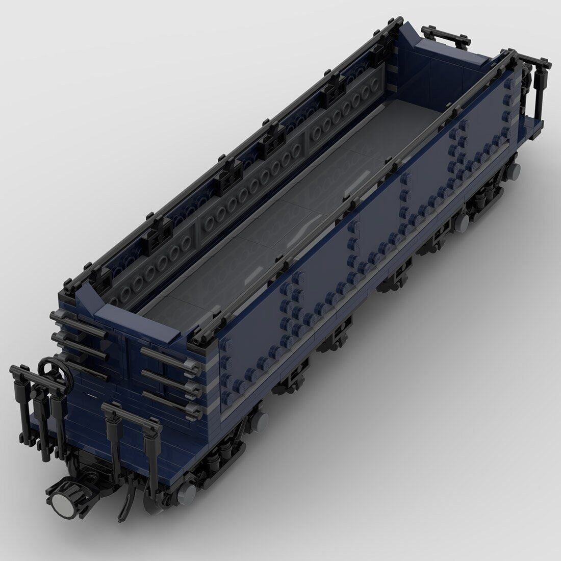 Custom MOC-55798 Side Dump Train Model 417 Parts Kids Gift for Christmas-ZITIANYOUBUILD