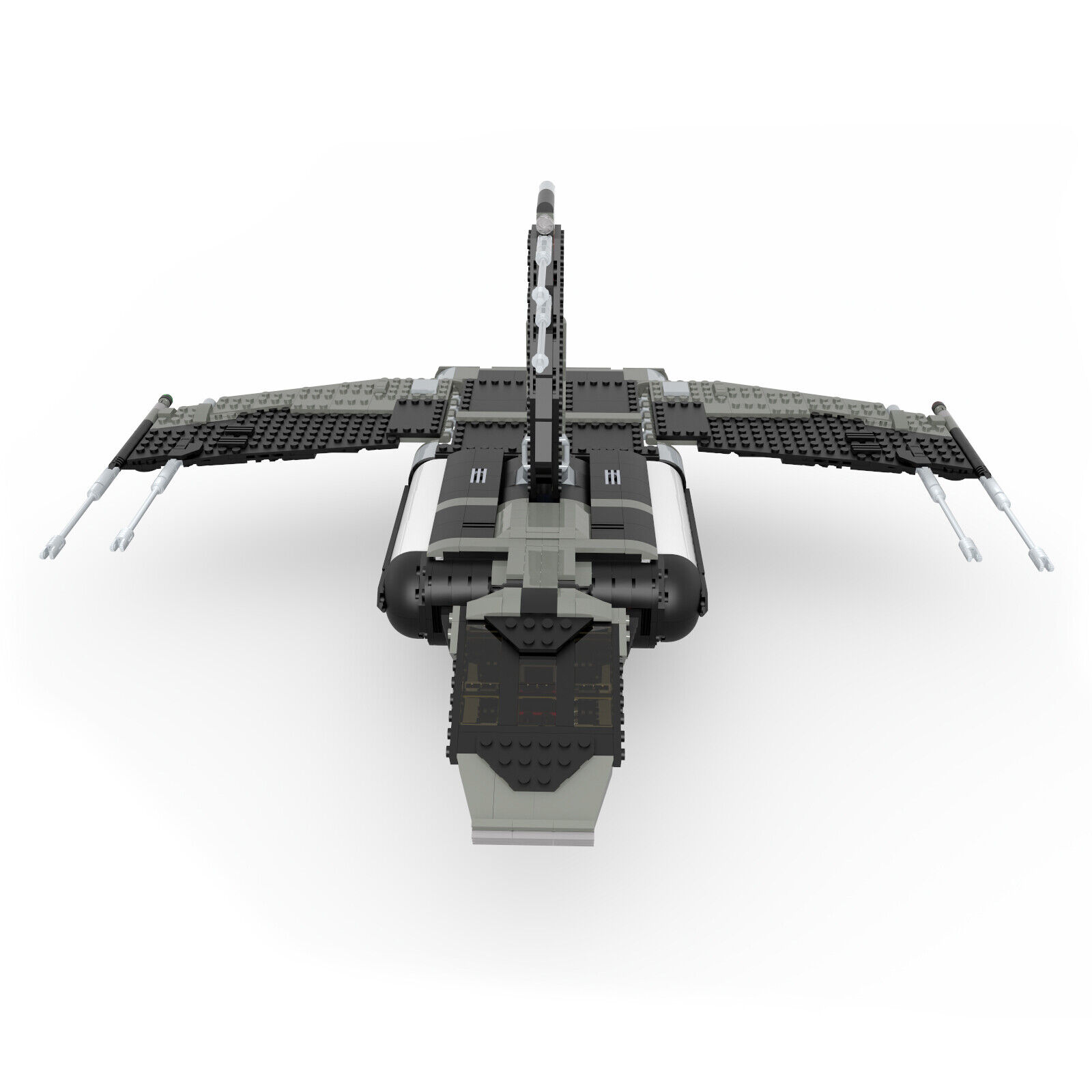 C7406 Main Transport Craft Ship with Cockpit and Foldable Wings 753 Parts-ZITIANYOUBUILD