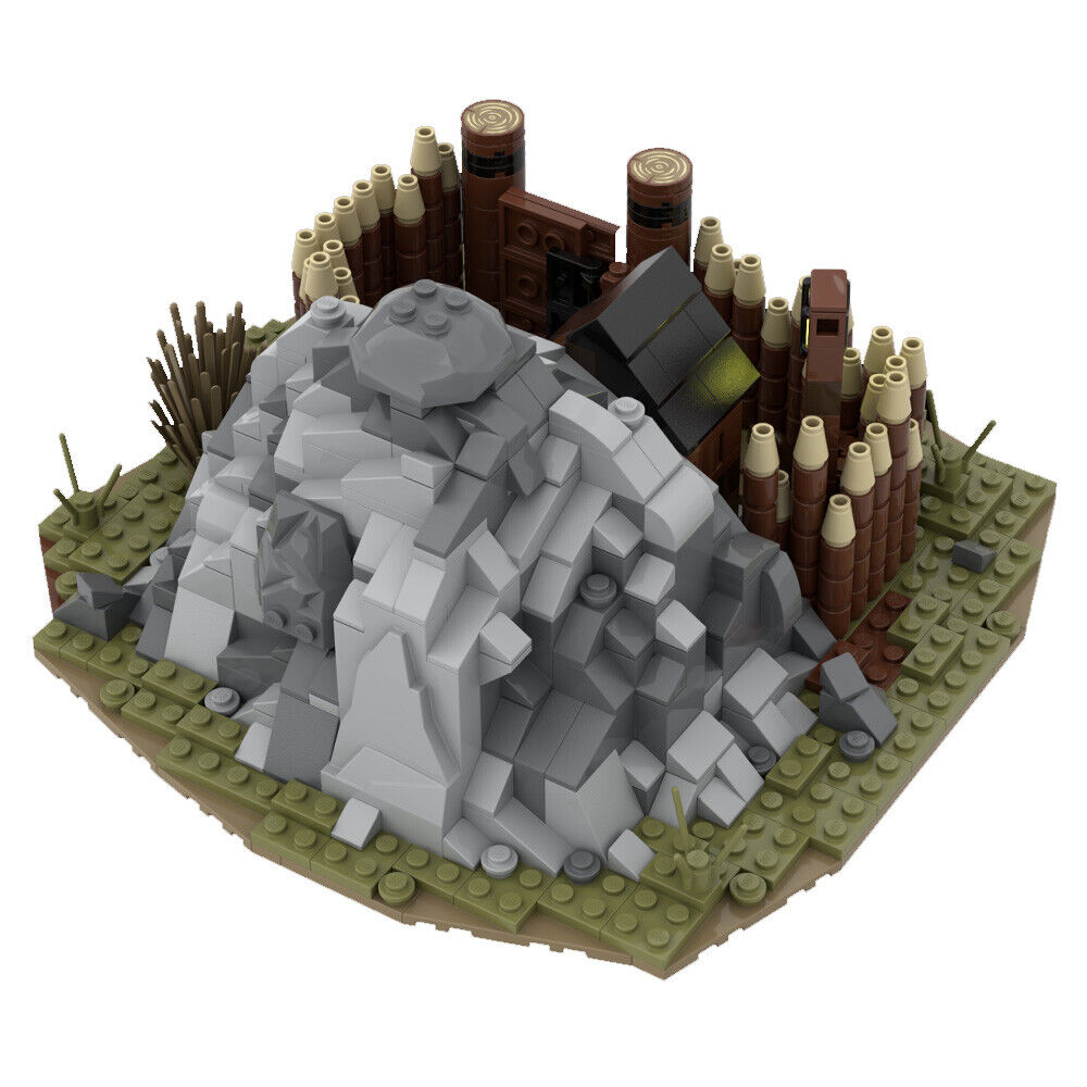 MOC-114319 Medieval Gold Mine Model Building Toys Set for Collection 756 Parts-ZITIANYOUBUILD