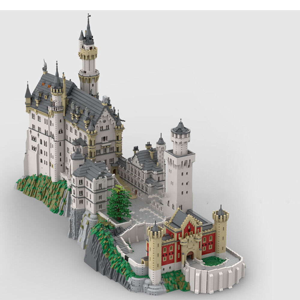 MOC-123380 A 19th-century Historicist Palace Castle on a Rugged Hill 57493 Parts-ZITIANYOUBUILD