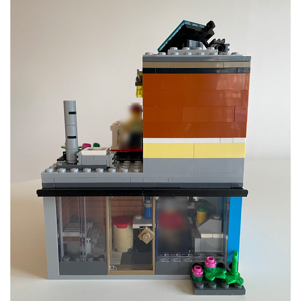MOC-95668 Fish and Chips Shop with Interior Modular Building 613 Parts-ZITIANYOUBUILD