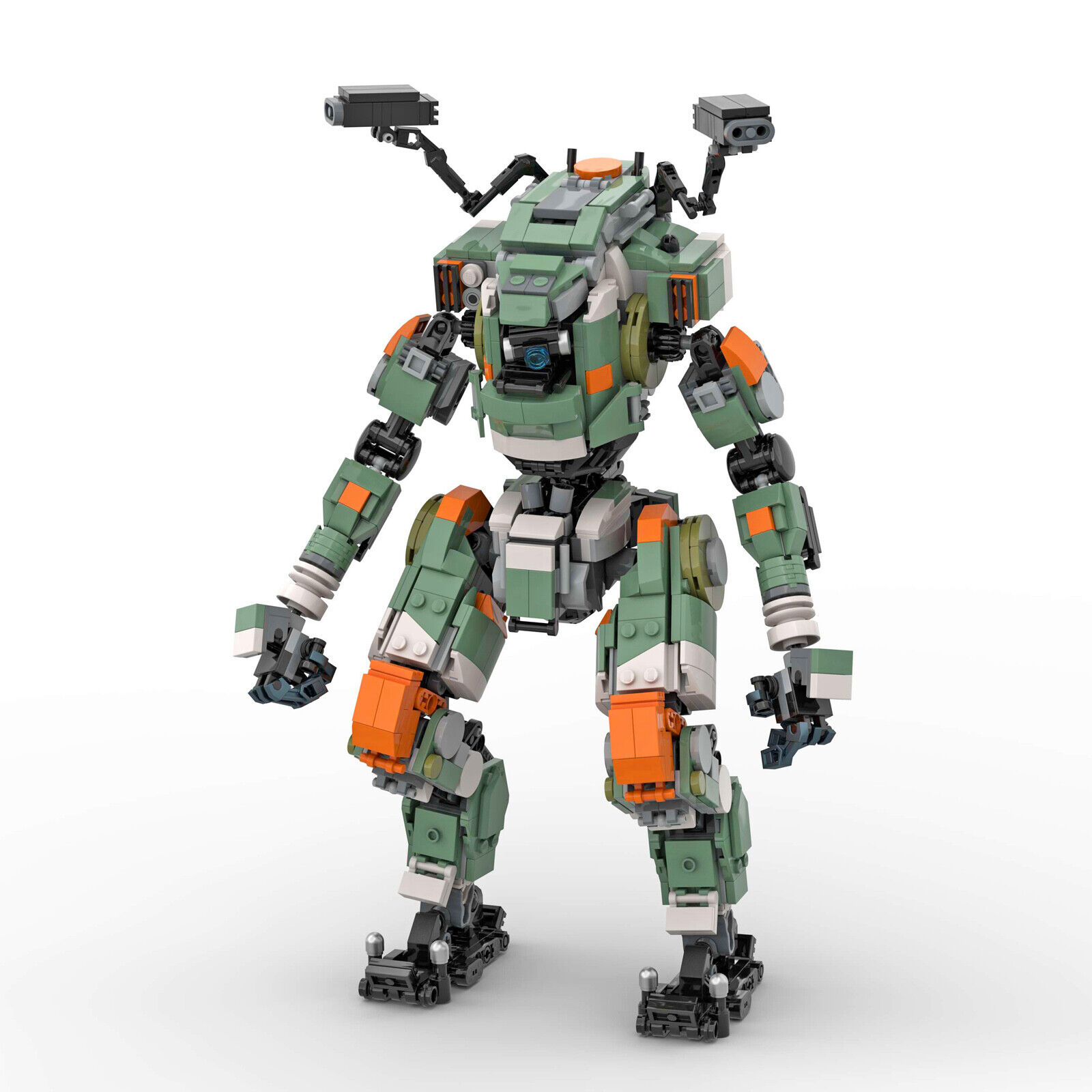 Custom MOC: C6739 BT-7274 Vanguard-class Titan Mecha Model 1057 Parts-ZITIANYOUBUILD