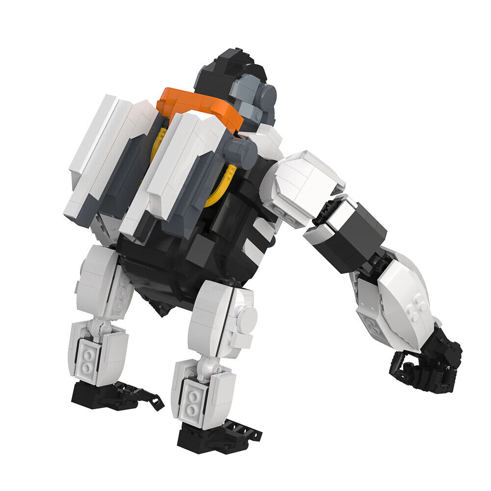 ZITIANYOUBUILD Custom MOC: C7655 Winston Mech Tank Hero Character 822 Parts-ZITIANYOUBUILD