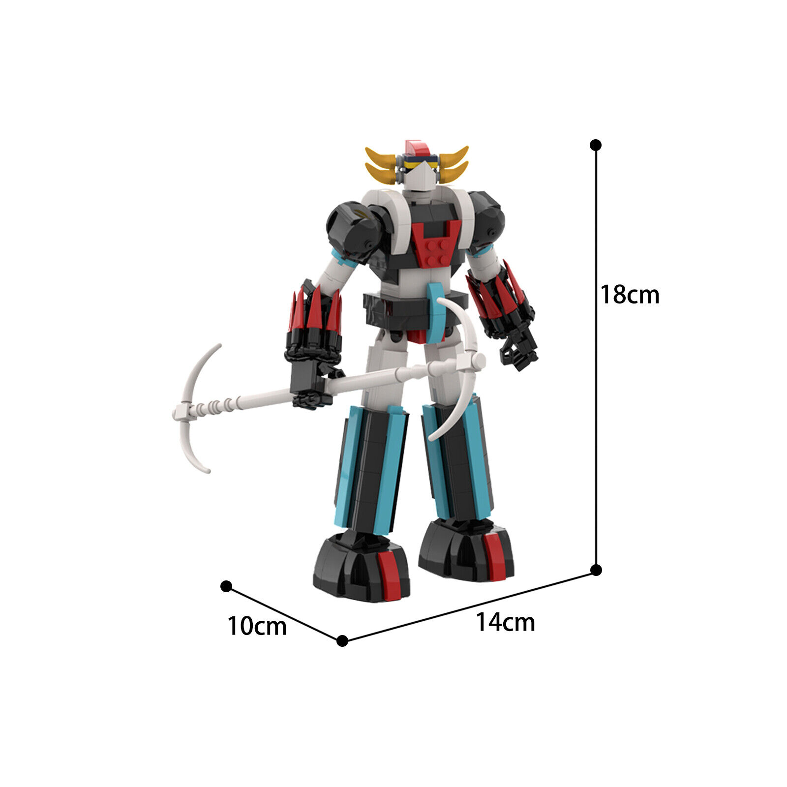 Custom MOC: C6259 Space Robot 476 Parts from TV Show Gift for Christmas-ZITIANYOUBUILD