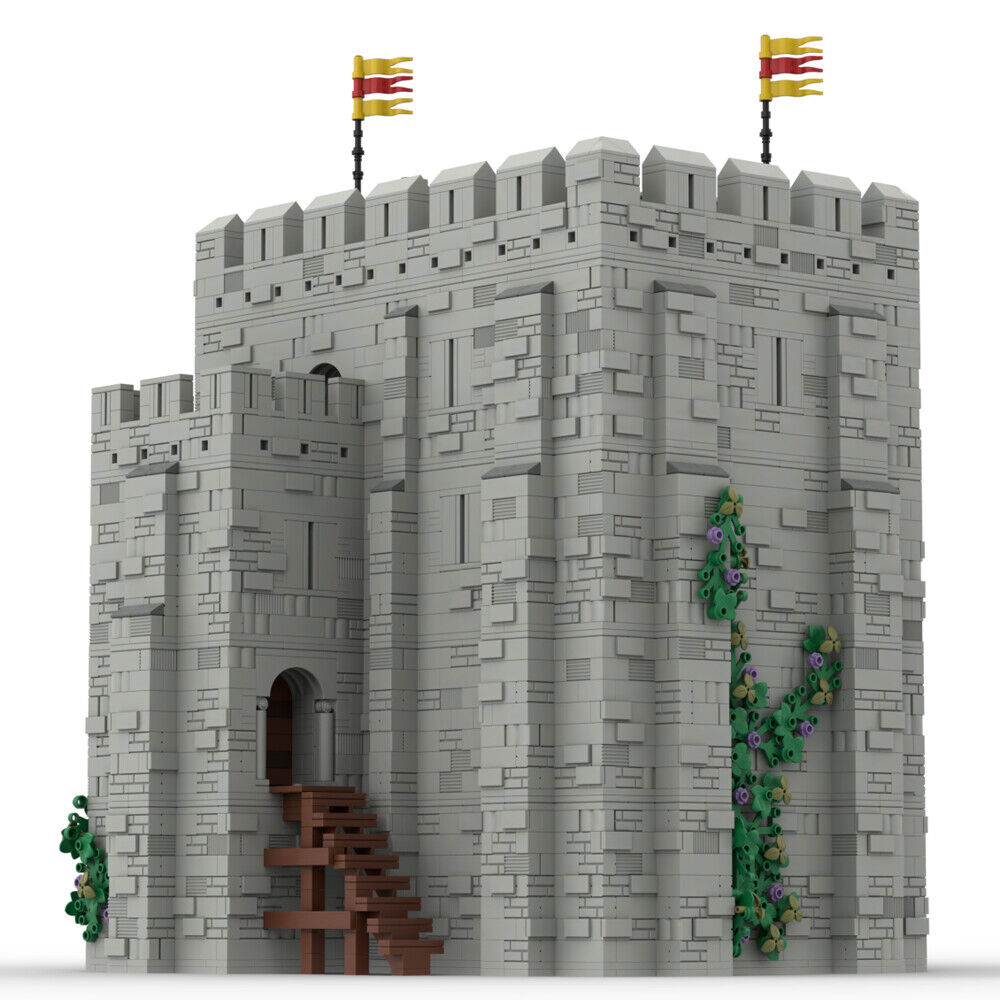 MOC-153544 Medieval Keep Castle with Fully Modular Interior 8984 Parts-ZITIANYOUBUILD