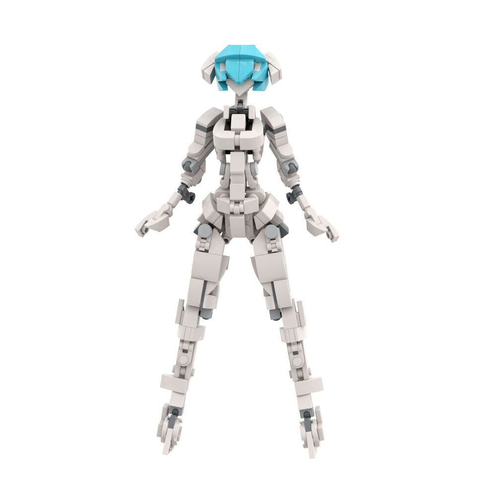 C9394 Female Robot Mobile Mech Suit Model 229 Parts Building Toys Set-ZITIANYOUBUILD