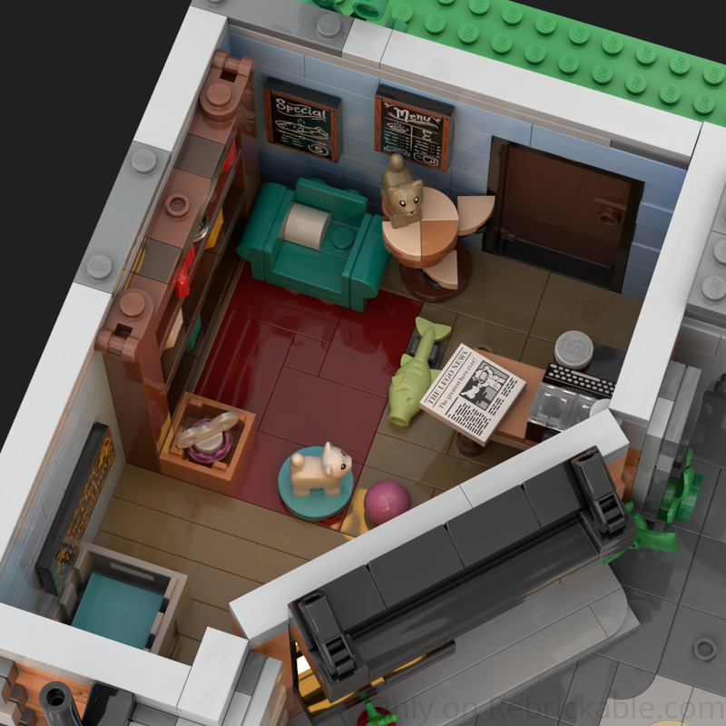 MOC-212483 Community Square [Alt Build of 10350] Building Blocks Set ( 2210PCS)