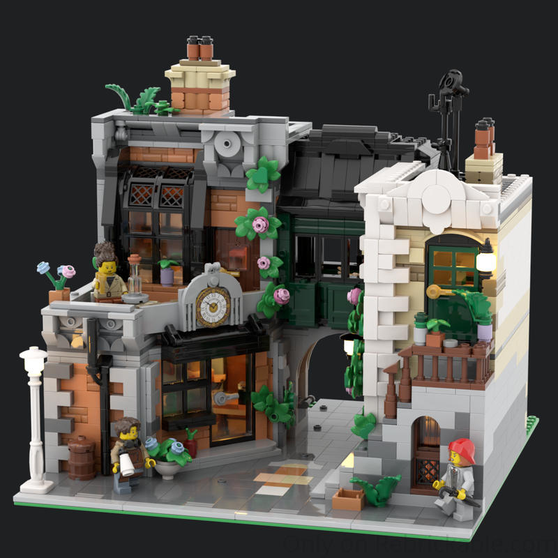 MOC-212483 Community Square [Alt Build of 10350] Building Blocks Set ( 2210PCS)