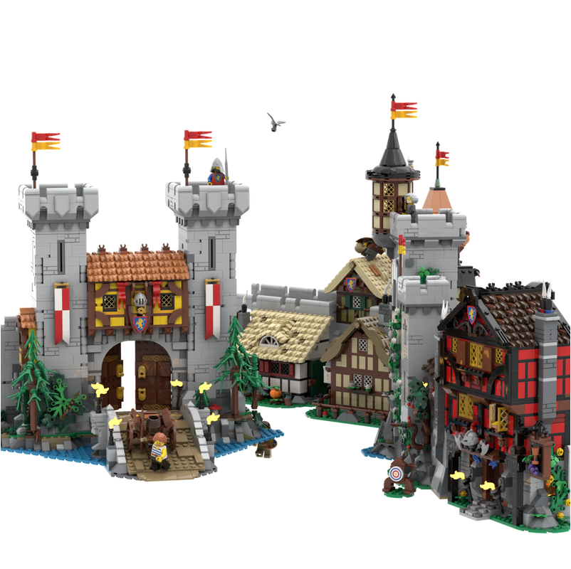 MOC-187688 Lion Knights' Kingdom - 10332 Medieval Town Castle Expansion