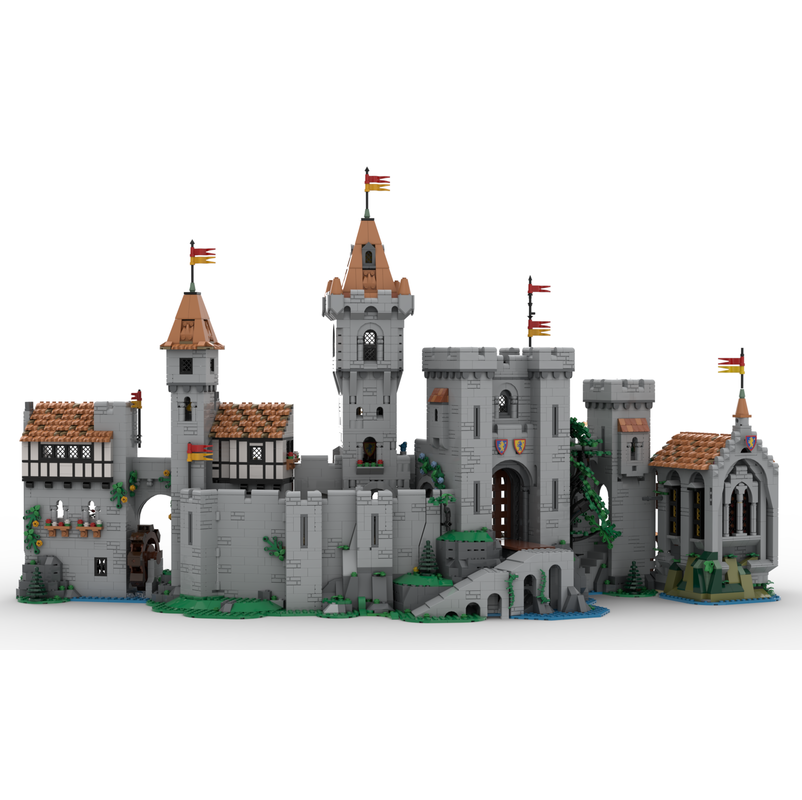MOC-160407 Lion Knight's Tower - 10305 Castle Expansion