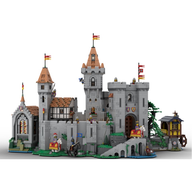 MOC-160407 Lion Knight's Tower - 10305 Castle Expansion