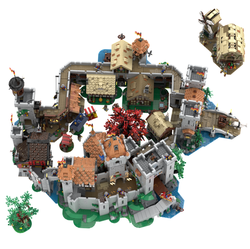 MOC-187688 Lion Knights' Kingdom - 10332 Medieval Town Castle Expansion