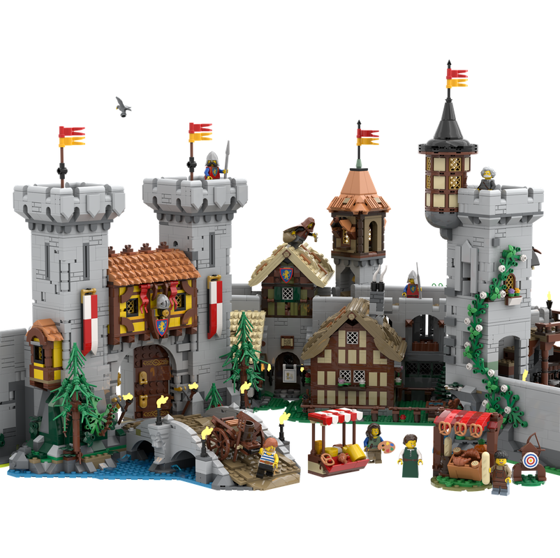 MOC-187688 Lion Knights' Kingdom - 10332 Medieval Town Castle Expansion