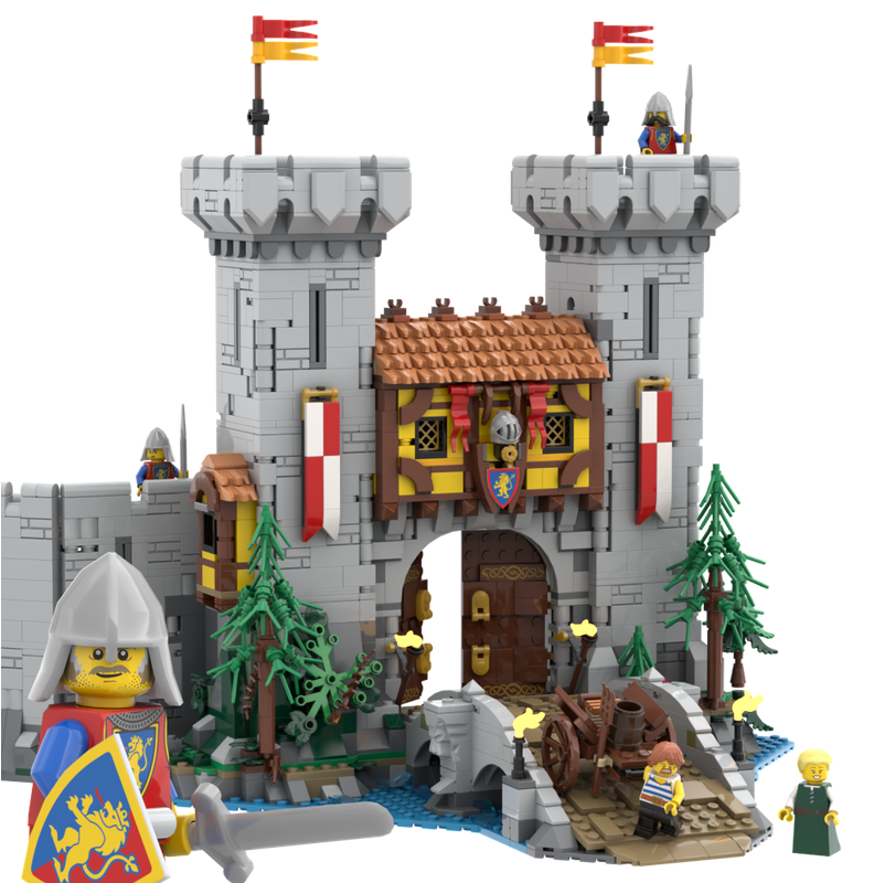 MOC-187688 Lion Knights' Kingdom - 10332 Medieval Town Castle Expansion