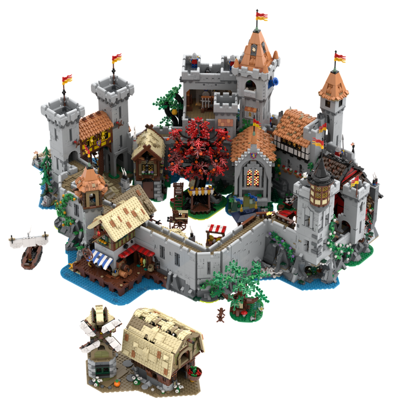 MOC-187688 Lion Knights' Kingdom - 10332 Medieval Town Castle Expansion