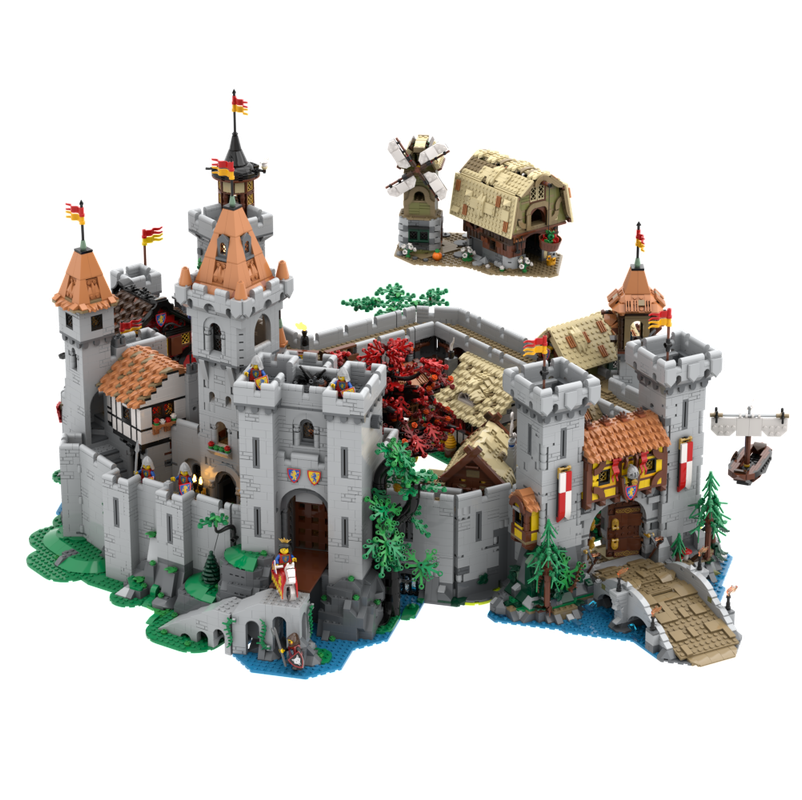 MOC-187688 Lion Knights' Kingdom - 10332 Medieval Town Castle Expansion