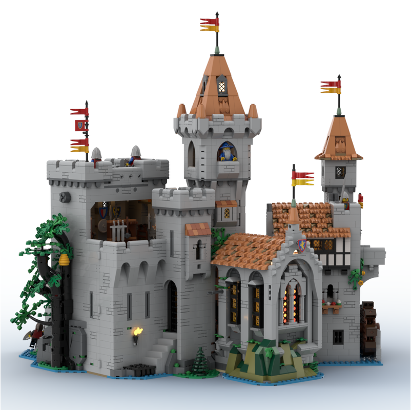MOC-160407 Lion Knight's Tower - 10305 Castle Expansion