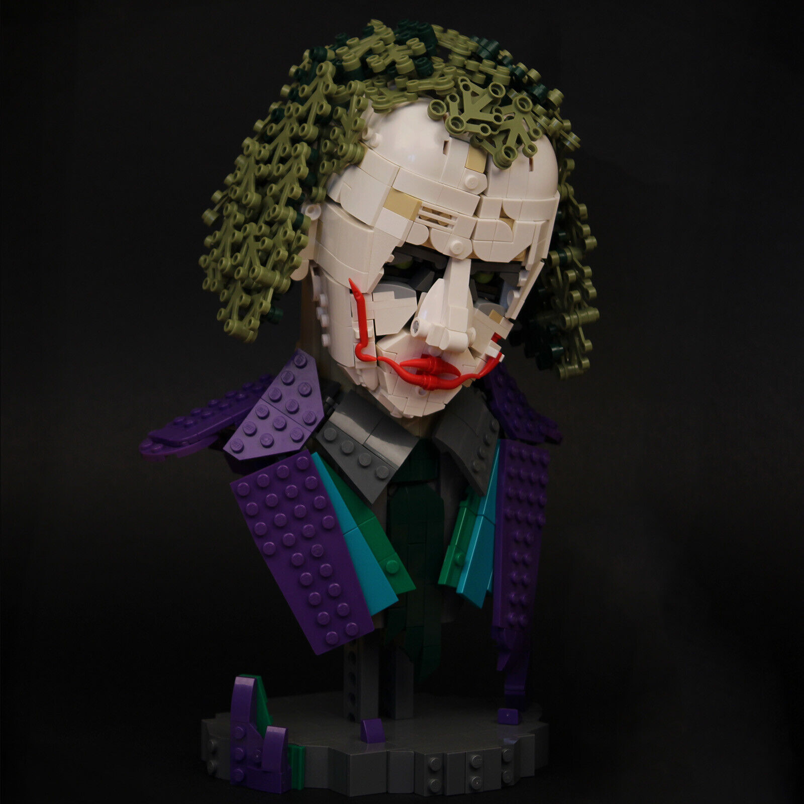 Custom MOC: C4599 B-a-t-ma-n- Joker Model Set 1090 Parts Gift for Christmas-ZITIANYOUBUILD