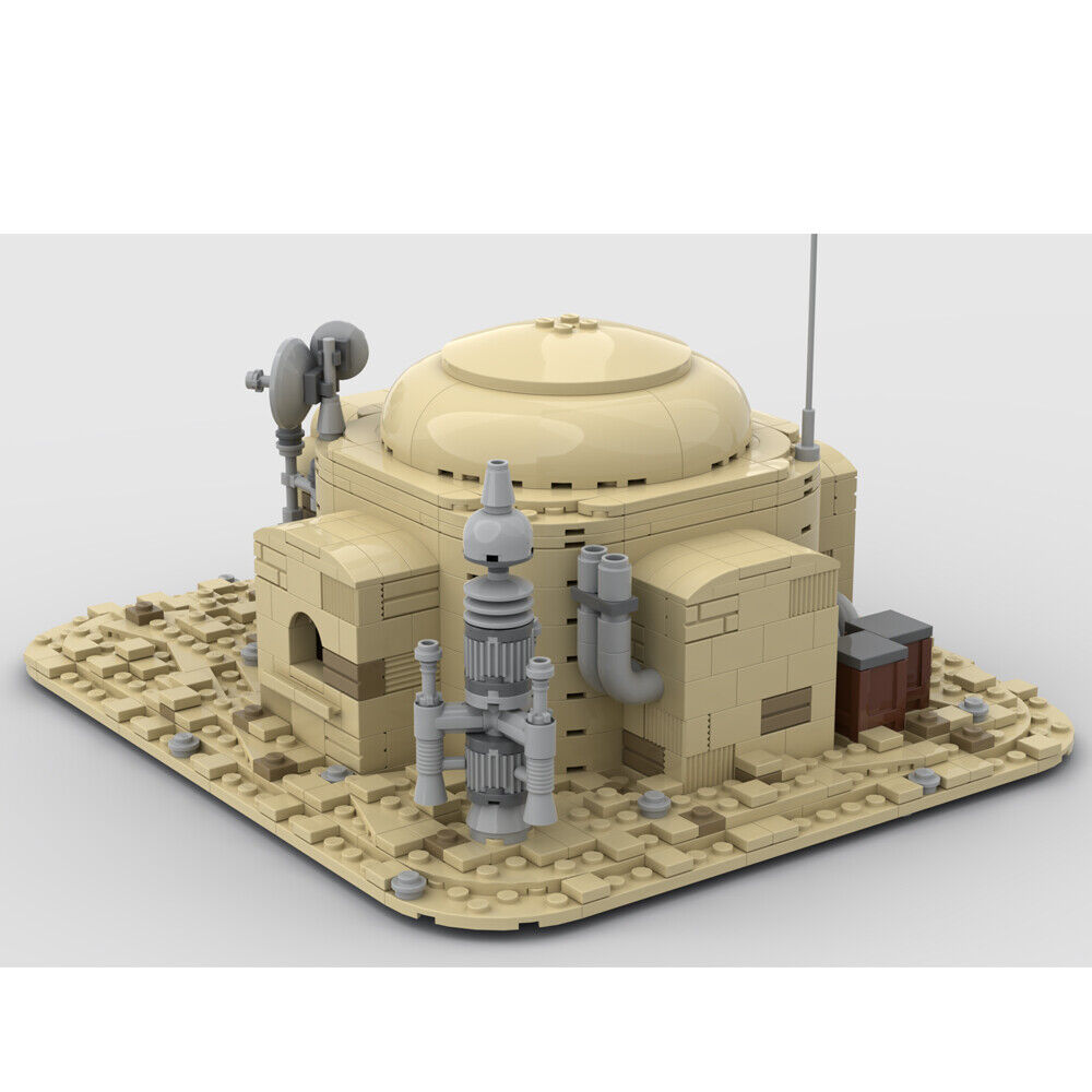 MOC-139637 The Main Character's House on Tatooine Building Toys Set 741 Parts-ZITIANYOUBUILD