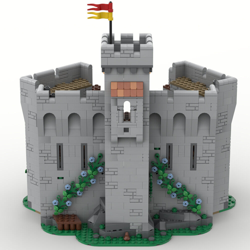 MOC-144225 Medieval Castle Tower Defense for Castle Wall Extension 1492 Parts-ZITIANYOUBUILD