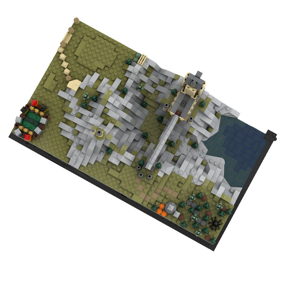 MOC-158172 Castle and Grounds Expansion for Set 76419 Building Kit 1437 Parts-ZITIANYOUBUILD